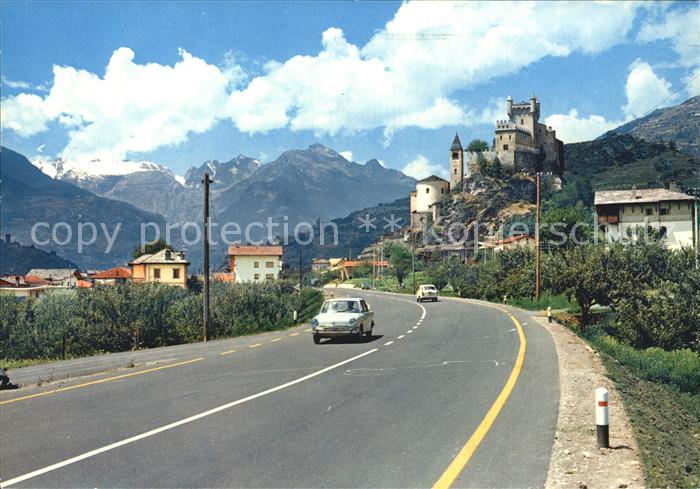 Saint Pierre Aosta Il Castello e la nuova strada