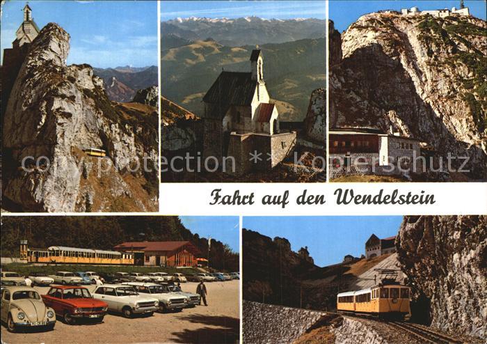 Wendelstein Berg Wendelsteinbahn Kircherl Fernsehhaus und Gipfel mit Observatori