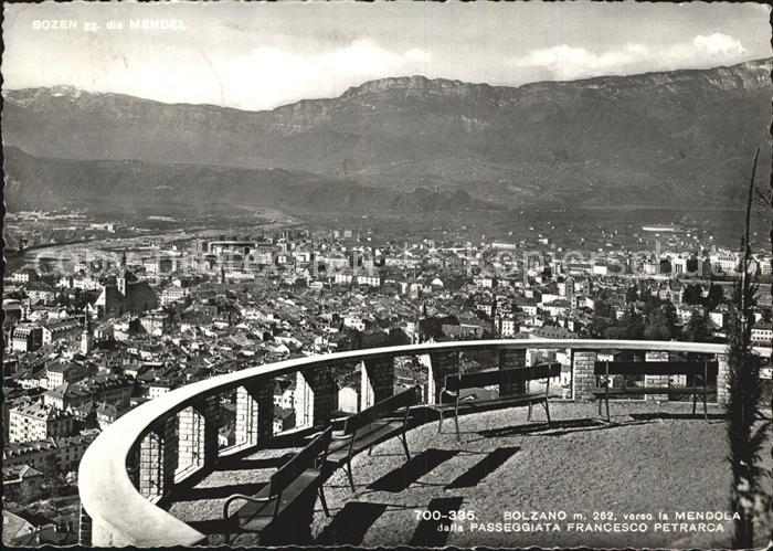 Bolzano dalla Passeggiata Francesco Petrarca