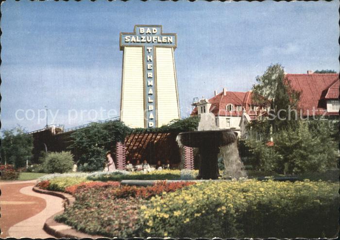Bad Salzuflen Thermalbad Eingang zum Rosengarten
