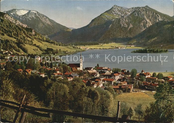 Schliersee mit Brecherspitz und Jaegerkamp
