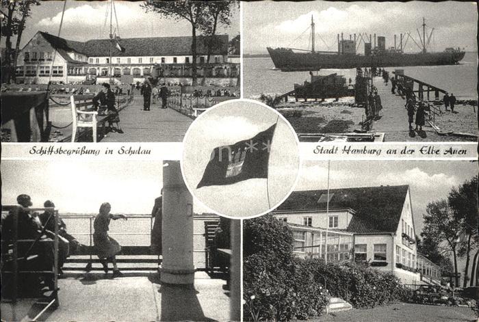 Hamburg Schiffsberguessung in Schulau