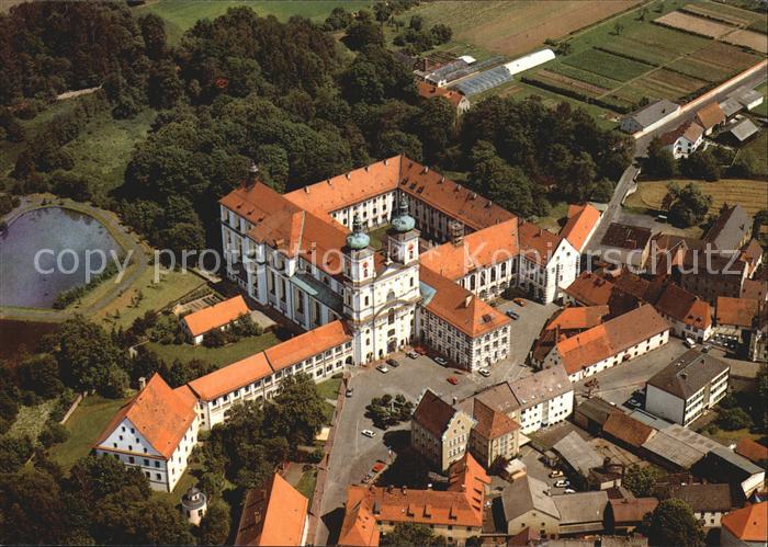 Waldsassen Fliegeraufnahme Cistercienserinnen Abtei