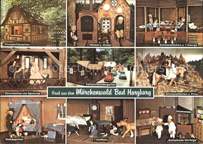 Bad Harzburg Maerchenwald Schneewittchen und Prinz