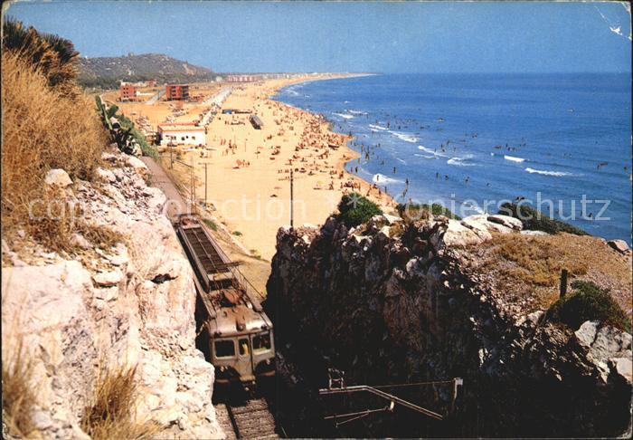 Castelldefels Eisenbahn Strand