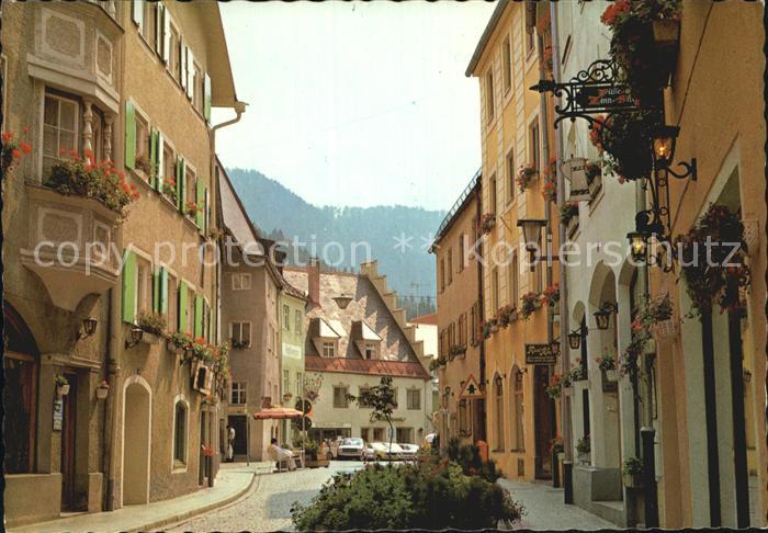 Fuessen Allgaeu Fussgaengerzone Brunnengasse