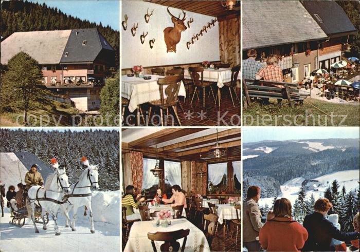 Hornberg Schwarzwald Hoehengasthof Pension Cafe Schoene Aussicht
