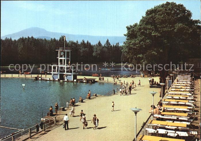 Grossschoenau Sachsen Waldstrandbad groesstes Freibad der DDR