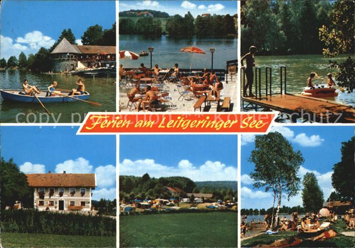 Leitgering Salzach See Badestelle Zeltplatz Ruderboot