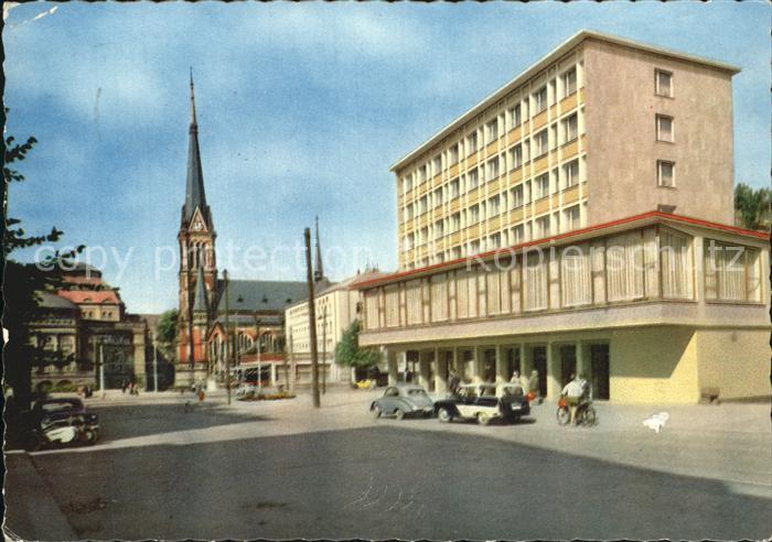Karl-Marx-Stadt Blick zum Theaterplatz