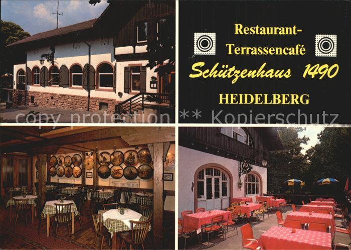 Heidelberg Neckar Restaurant TerrassenCafe Schuetzenhaus Gastraum