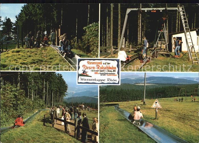 Wasserkuppe Rhoen Riesen Rutschbahn