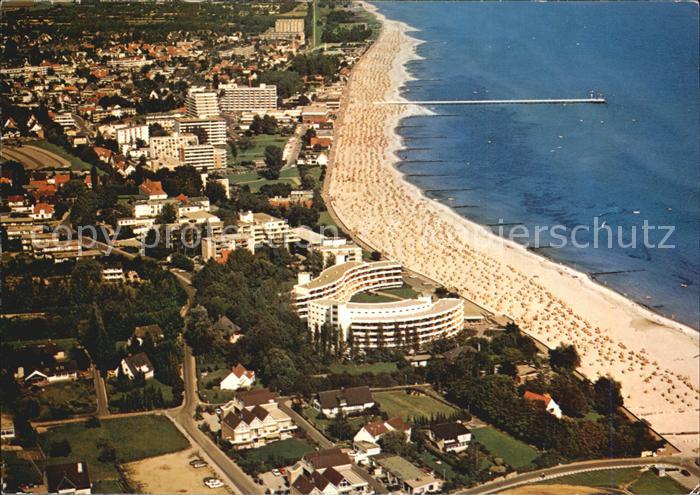 Groemitz Ostseebad Strand Fliegeraufnahme
