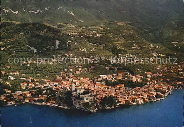 Malcesine Lago di Garda Fliegeraufnahme