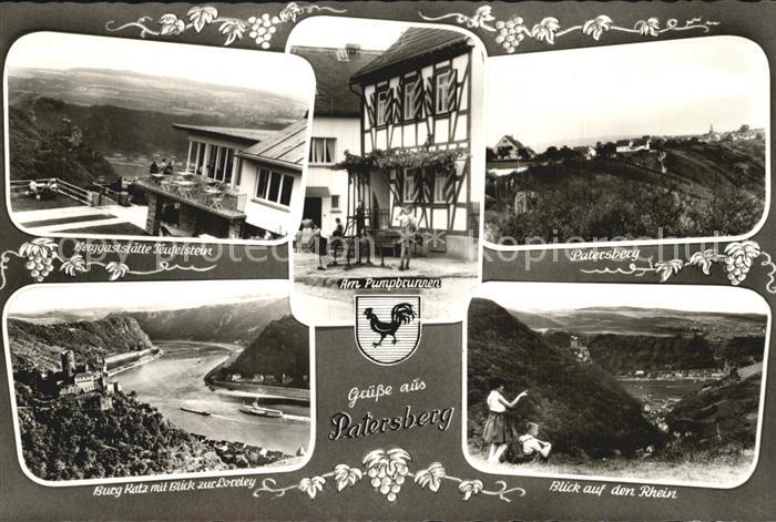 Patersberg Am Teufelstein Berggaststaette Burg Katz Loreley