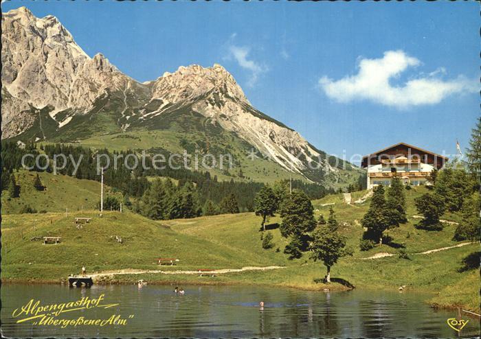 Dienten Hochkoenig Alpengasthof uebergossene Alm