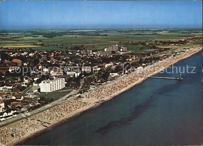 Dahme Ostseebad Luftbild Strand