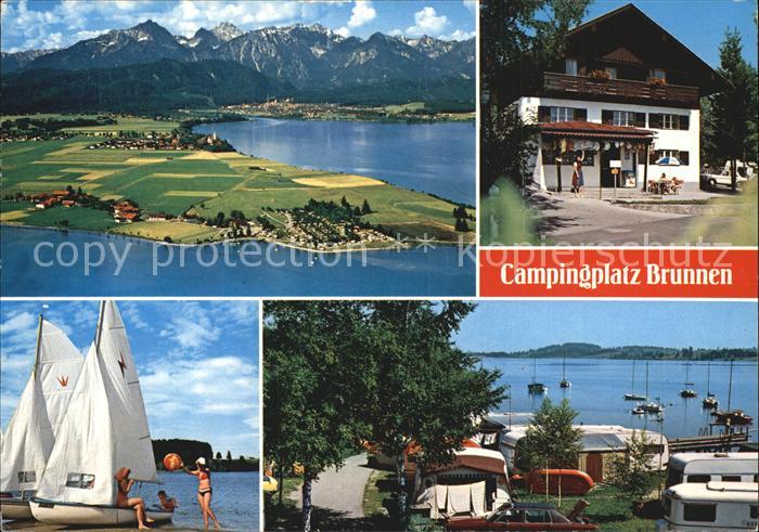 Schwangau Waltenhofen Campingplatz Brunnen am Forggensee