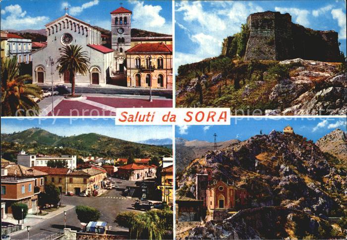 Sora Italia Kirche Ruine Panorama