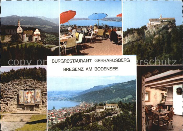 Bregenz Vorarlberg Burgrestaurant Gebhardsberg