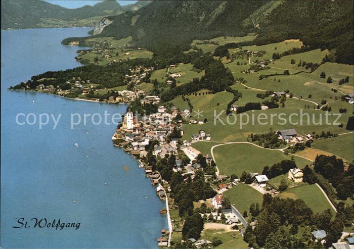 Wolfgang Wolfgangsee St Luftaufnahme