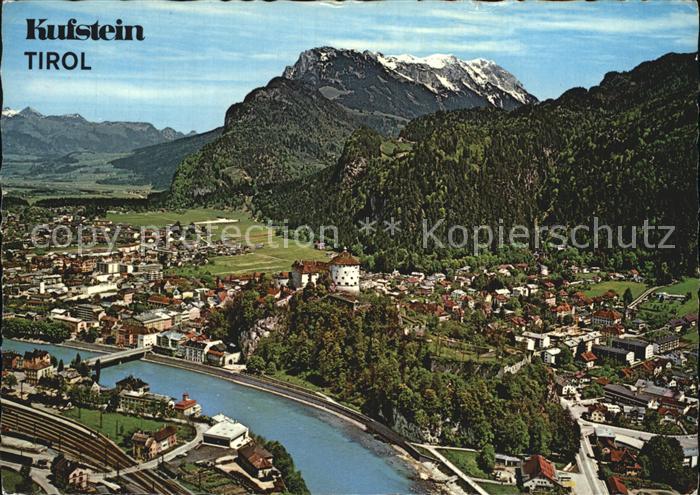 Kufstein Tirol Alpenstadt Festung Luftaufnahme