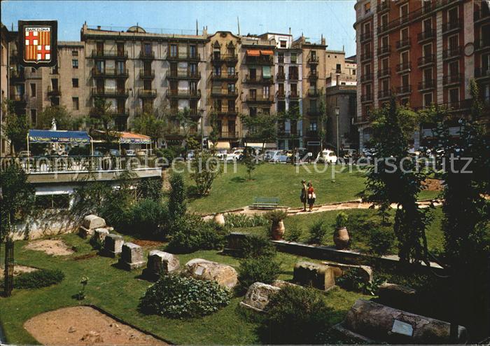 Barcelona Cataluna Place de la Villa de Madrid