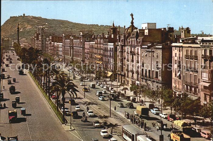 Barcelona Cataluna Columbus Allee