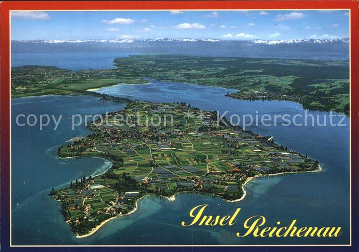 Reichenau Bodensee Insel Luftbild