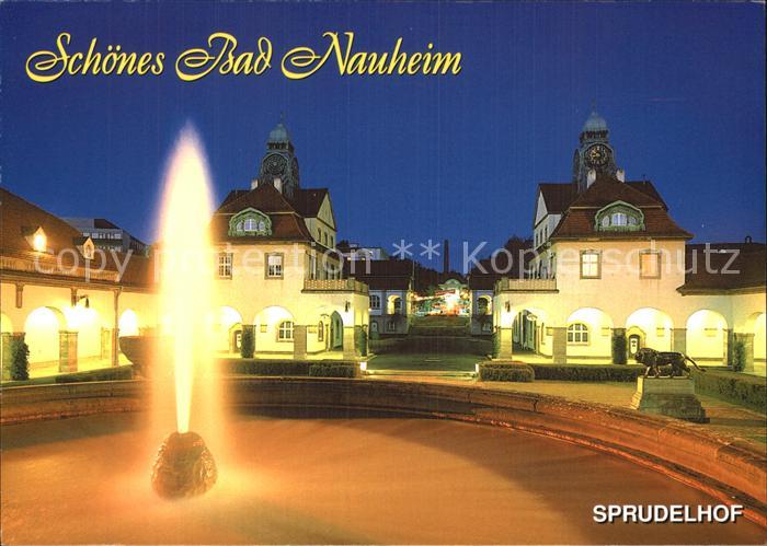 Bad Nauheim Sprudelhof Nachtaufnahme