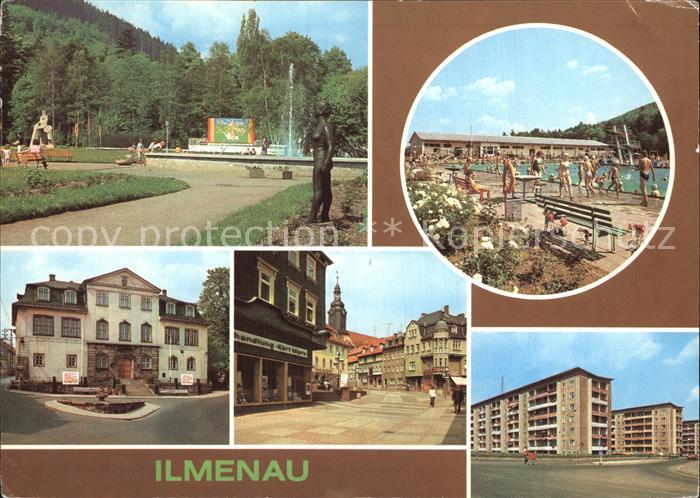 Ilmenau Thueringen Anlage Kreiskulturhaus Schwimmsportstaette Museum Lindenstras