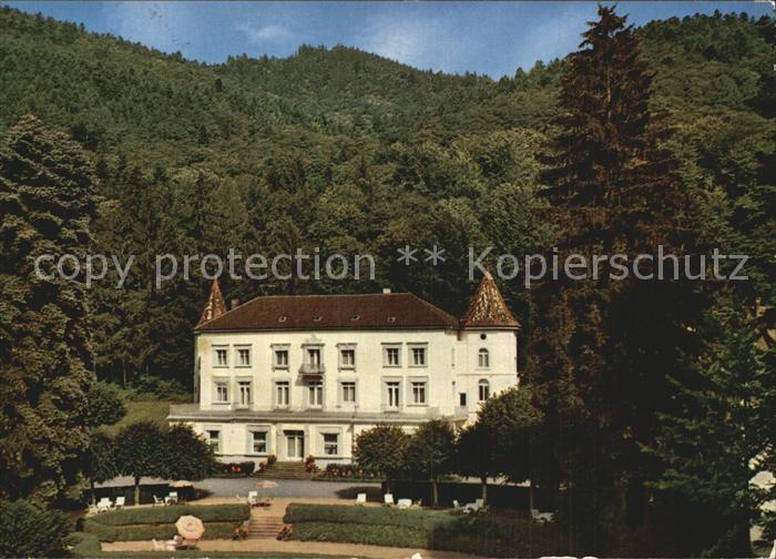 Badenweiler Sanatorium Schloss Hausbaden