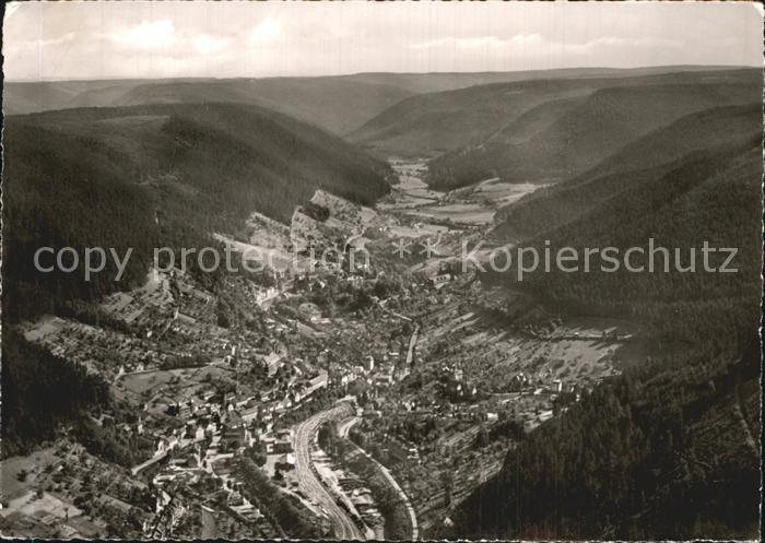 Wildbad Schwarzwald Luftaufnahme