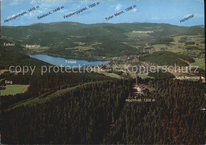 Schwarzwald Hochfirst Titisee Hinterzarten Feldberg