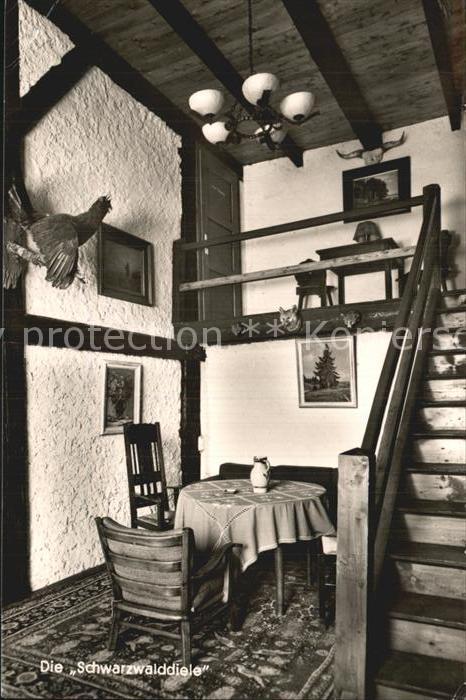 Urberg Schwarzwalddiele Rasthaus Pension Alpenblick 300jaehriges Schwarzwaldhaus