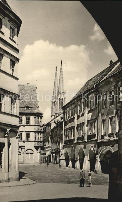 Goerlitz Sachsen Blick zur Peterskirche Handabzug