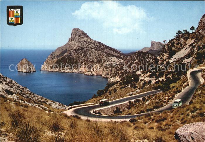 Pollensa Es Colome Camino de Formentor Serpentine Kueste