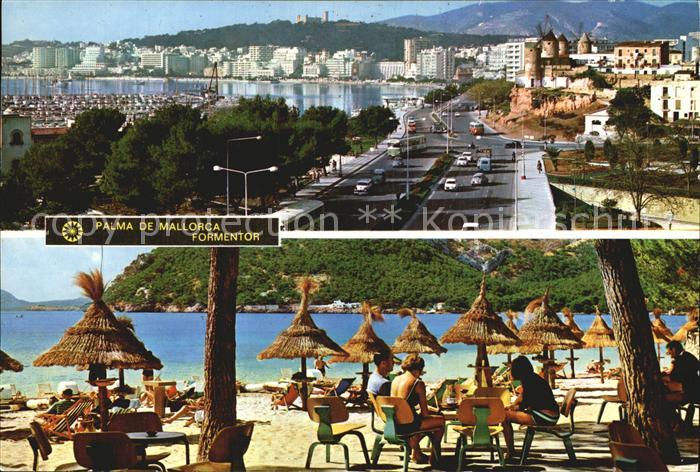 Palma de Mallorca y Formentor Kuestenstrasse Hafen Strand Cafe