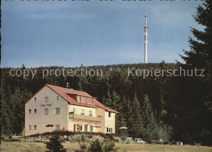 Bischofsgruen Pension Restaurationsbetrieb Hoyer Baude Fichtelgebirge Sender