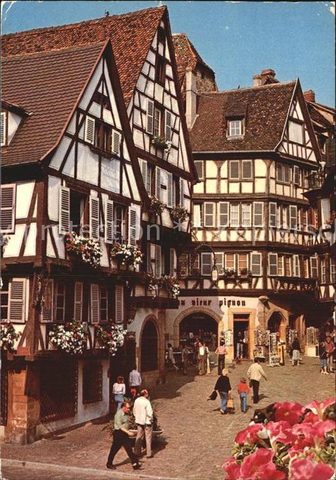 Colmar Haut Rhin Elsass Zone Pietonniere de la vieille ville Fussgaengerzone Alt