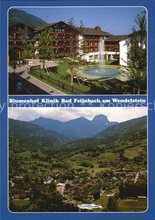 Bad Feilnbach Blumenhof Klinik Springbrunnen Panorama Alpenblick
