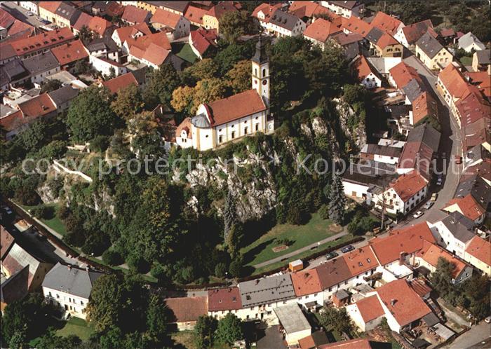 Pleystein Kreuzberg Kirche Fliegeraufnahme