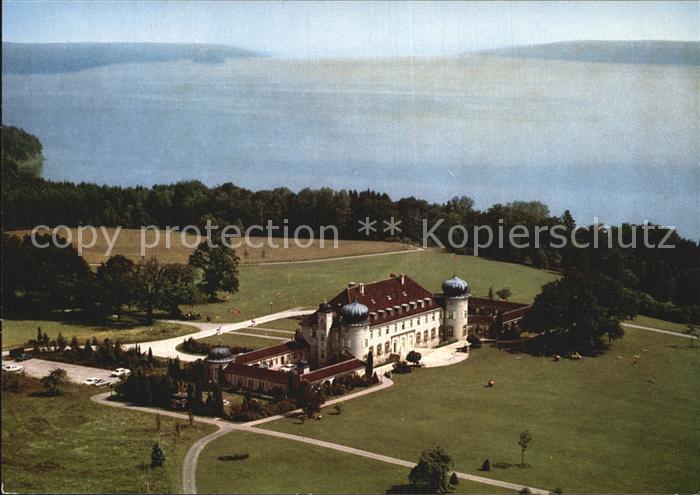 Hoehenried Starnberger See Schloss Fliegeraufnahme