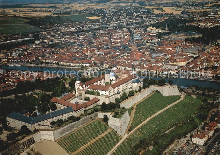 Wuerzburg Schloss Fliegeraufnahme