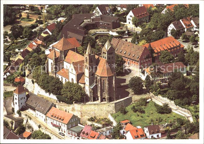 Breisach Rhein St Stephansmuenster mit Oberstadt Fliegeraufnahme
