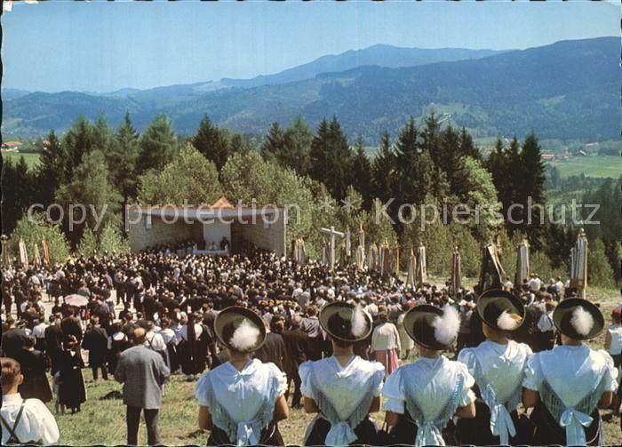 Maria Eck Wallfahrt der Trachtenvereine Kapelle Wallfahrtskloster im Chiemgau