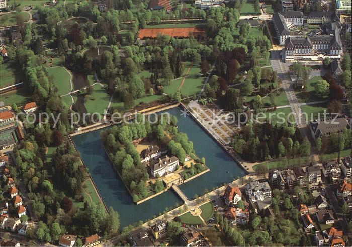 Bad Pyrmont Kurpark Schloss Fliegeraufnahme