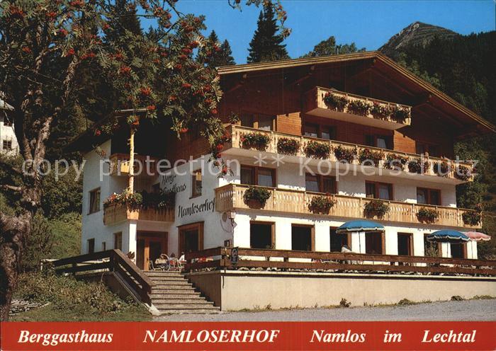 Namlos Berggasthaus Namloserhof Lechtal