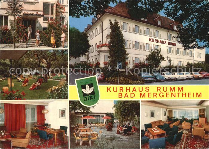 Bad Mergentheim Kurhaus Rumm und Haus Gertrud Liegewiese
