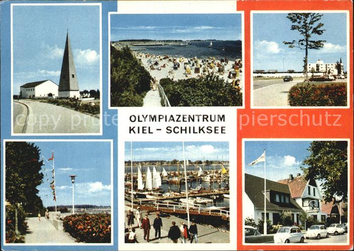 Schilksee Olympiazentrum Strand Promenade Yachthafen